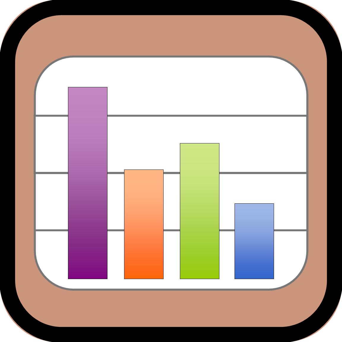 an icon of bar chart